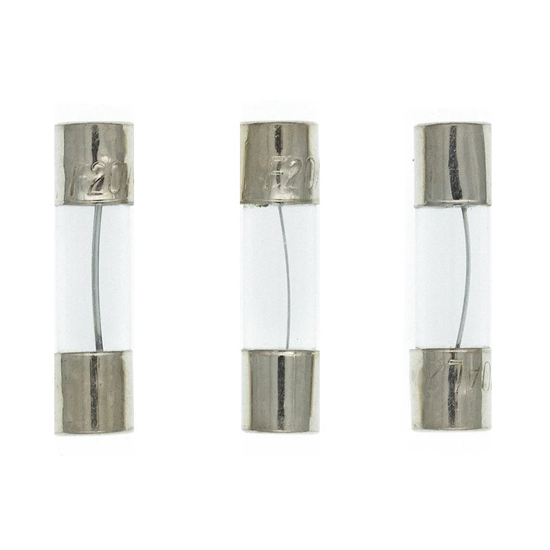 100Pcs/lot 5x20mm Quick Blow Glass Tube Fuse Assorted Kit Fa