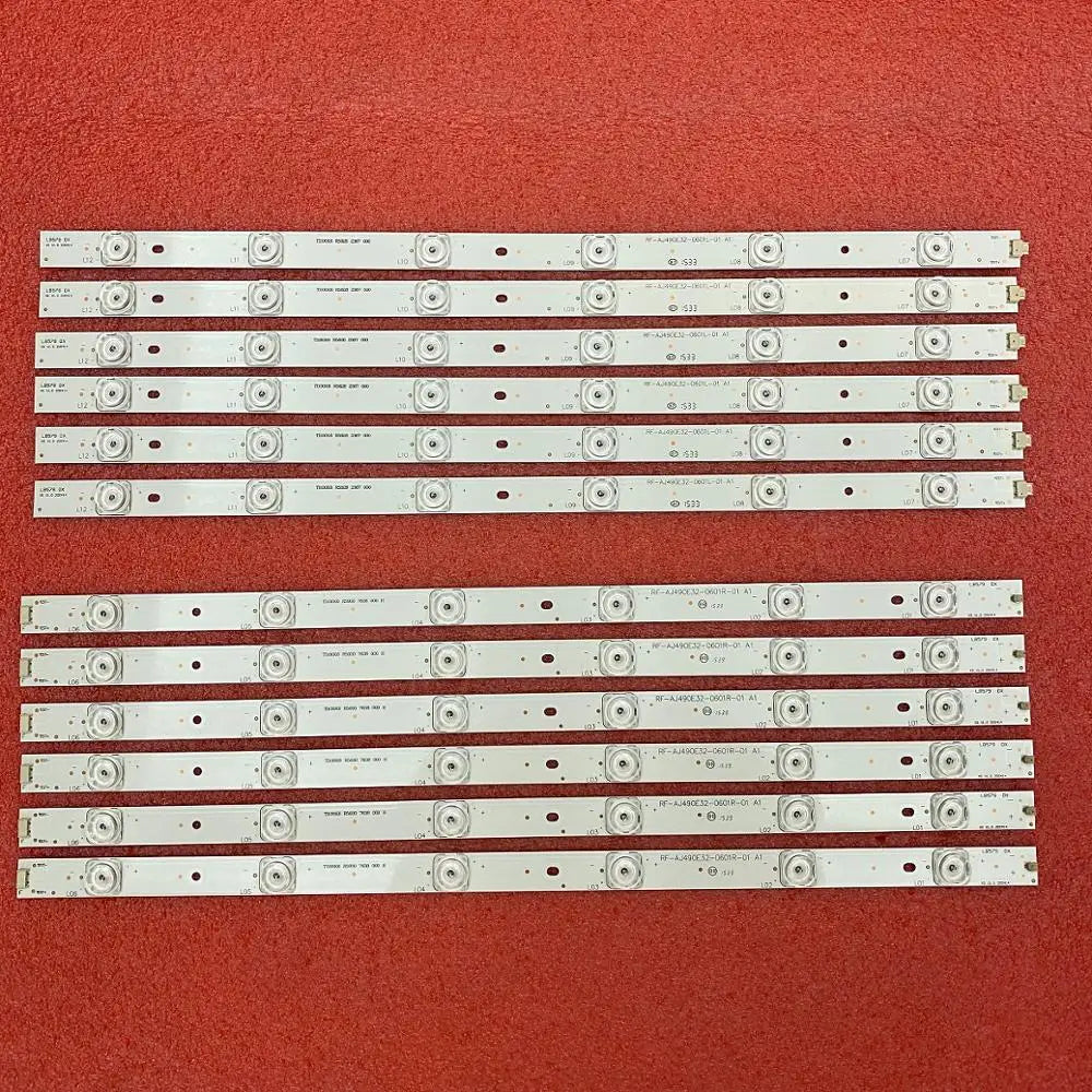 LED Backlight Strip for(12) for Sharp RF-AJ490E32-0601R-01 LC-49CFF5001K LC-49CFE6032E LC-49CFE5002E