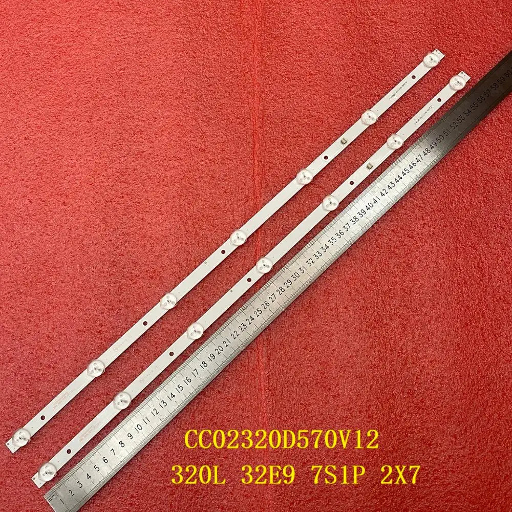 LED Backlight Strip for 2pcs/set LED Backlight Strip For DEXP H32D8000Q H32D7000Q RCA RTDVD3215-B AOC T3211M