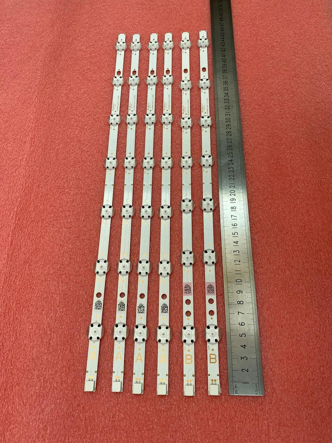LED Backlight Strip for Kit 6pcs LED Strip For Toshiba 49U5663DB 49U6863DB 49R6010 49U5863DB LUX0149003