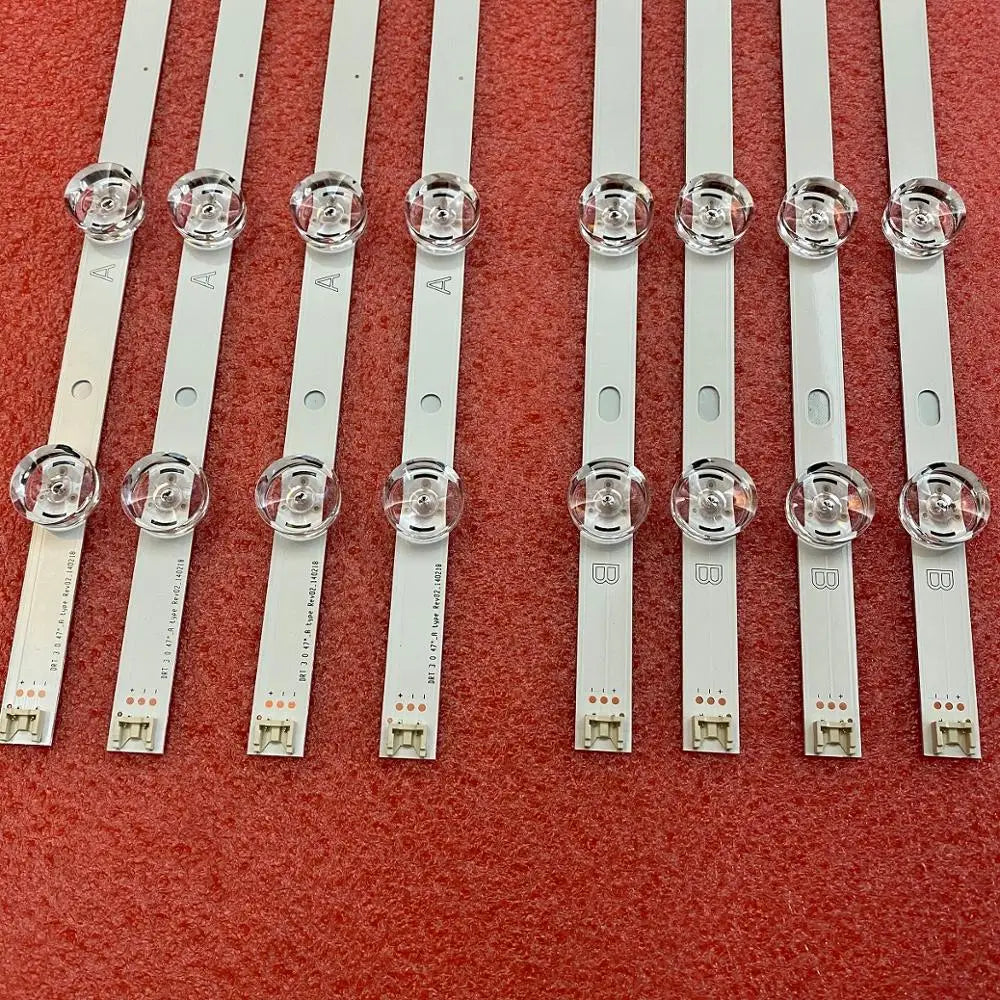 LED Backlight Strip for 8 PCS/set LED Backlight Strip for TV DRT 3.0 47 inch A B 6916L-1715A 1716A 47LB653V