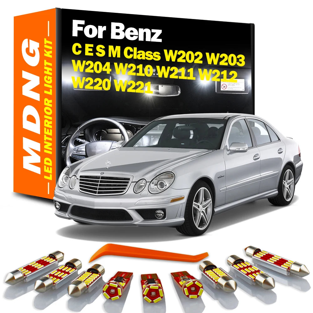 MDNG Canbus Car Bulbs LED Interior Dome Door Light Kit For M