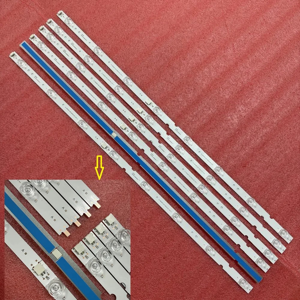 LED Backlight Strip for 6pcs/set LED Backlight Strip for TCL 65DB600 65T615 65L2 65P716 65P718 65S4LDAA