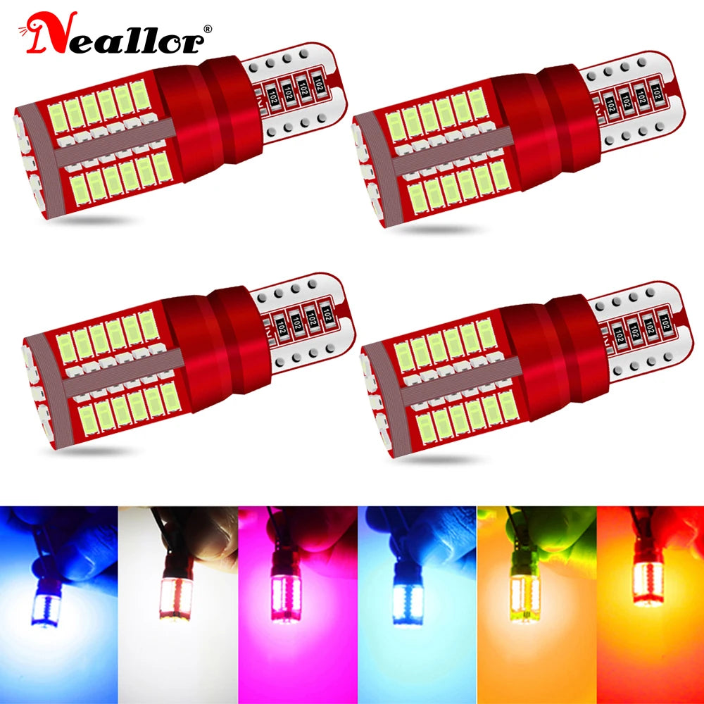 4x T10 LED W5W Canbus Light Bulb Car Clearance Interior Read