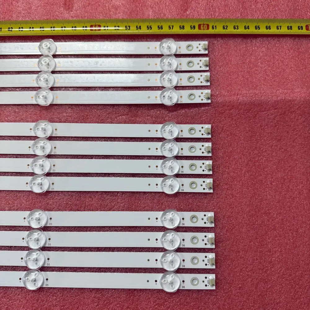 LED Backlight Strip for 12pcs/set LED Strip for 55LM620S-ZE RCA RNSMU6536 RNSMU6540 RTU6550 HRS_SQY65D3