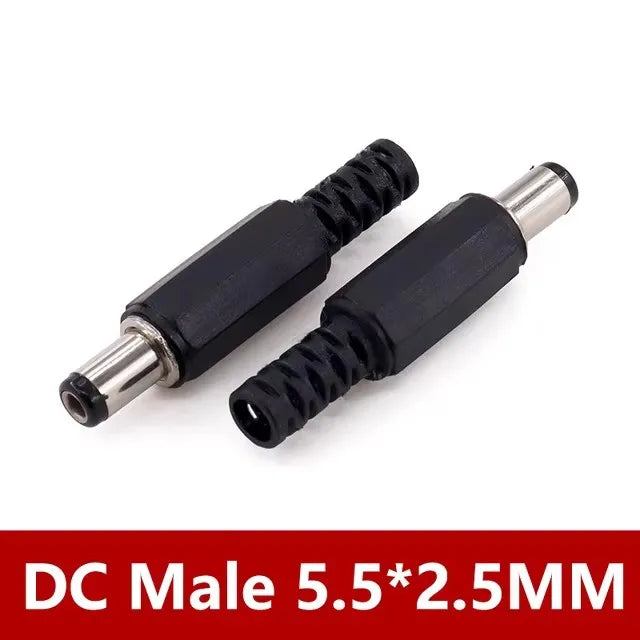 10/50PCS DC022B 5.5 X 2.1mm DC Power Jack Supply Socket 3.5X1.3 DC Female Panel Mount Connector Plug Adapter 5.5 2.5MM 2 Pin