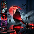 Halloween Projector Light 6 Patterns Mini LED Spooky Project