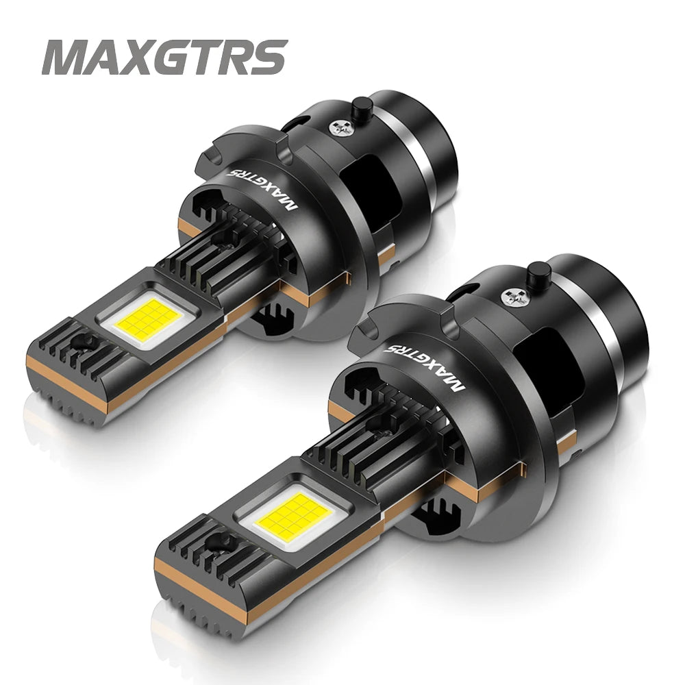 2Pcs Turbo D1S D3S D4S D2S LED Lamps Canbus 6500K White 90W 