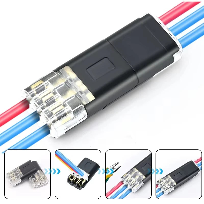 Electric Wire Connector No Strip Quick Dual Line Cable Inter