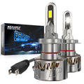 BEAMFLY H7 H15 LED Headlight Bulbs 160W 38000LM CSP Chips 65