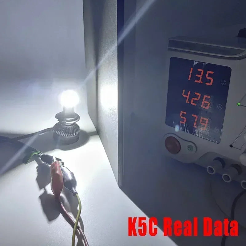 DAWNKNIGHT K5C Led Lamp Double Copper Tube 4300K 110W H7 H4 