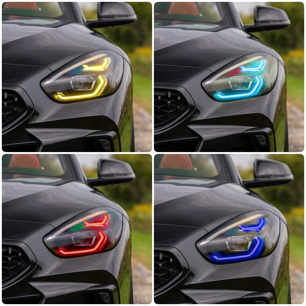 Angel Eyes DRL US EU Version Turn signal Boards For 2019-2023 BMW Z4 G29 LED Headlight Daytime Running Light
