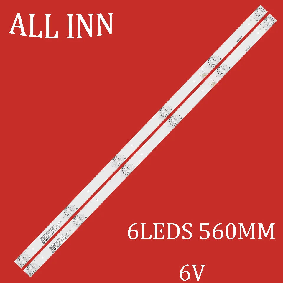 LED Backlight Strip for SW-LED32R301BT2 CC02320D562V04 NVT-32H201M L32H401T2C LE-32ZTHS25 CC02320D562V08