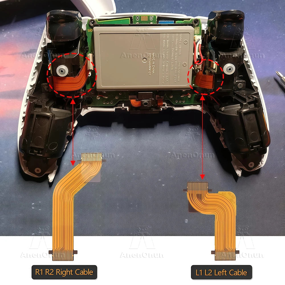 L2 L1 R2 R1 Flex Cable for PS5 BDM-010 Controller Replacemen