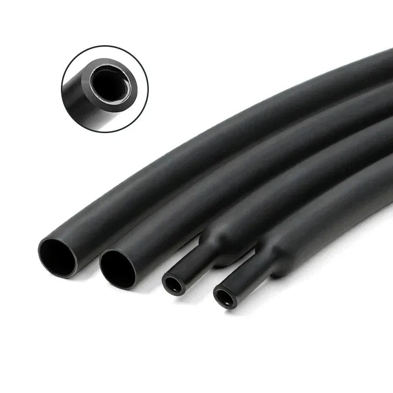 2M 11 Colors 3 1 with Glue Heat Shrink Tube 1.6mm 50mm Dual Wall Adhesive Lined Polyolefin Shrinkage Wire Cable Protect Sleeve