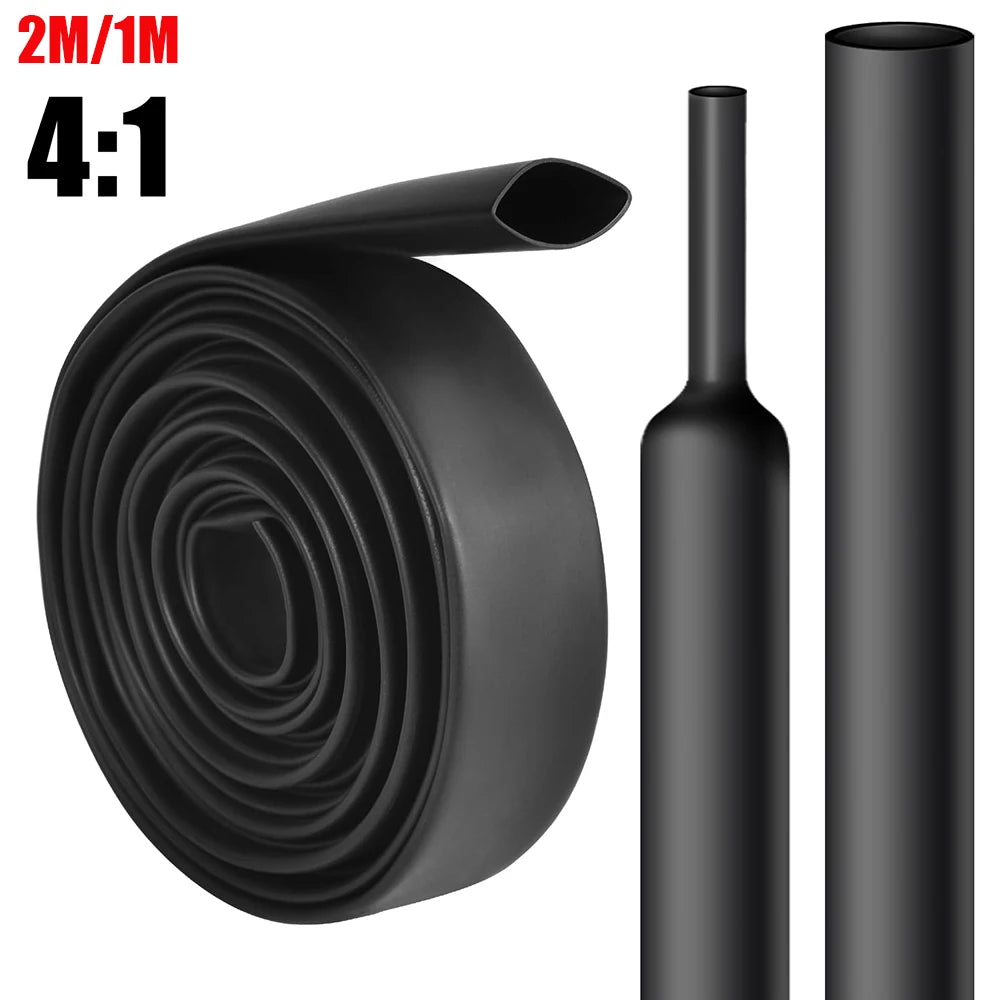 1M 2M 4 1 Thermoretractile Heat Shrink Tube with Glue Dual W