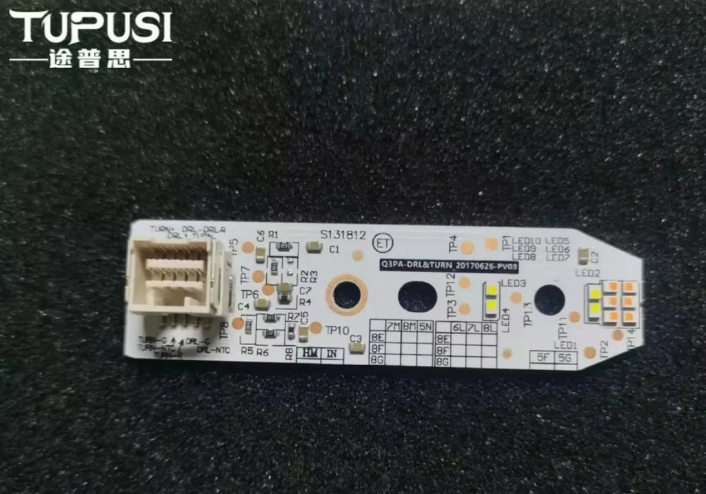 DRL LED Circuit Board 12V Xenon Car Headlight Microchip with Ballast Chip White Light Source Board for Audi