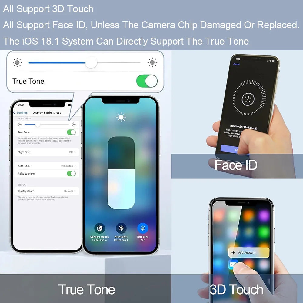PINZHENG High Quality Screen INCELL LCD OLED For iPhone 14 P