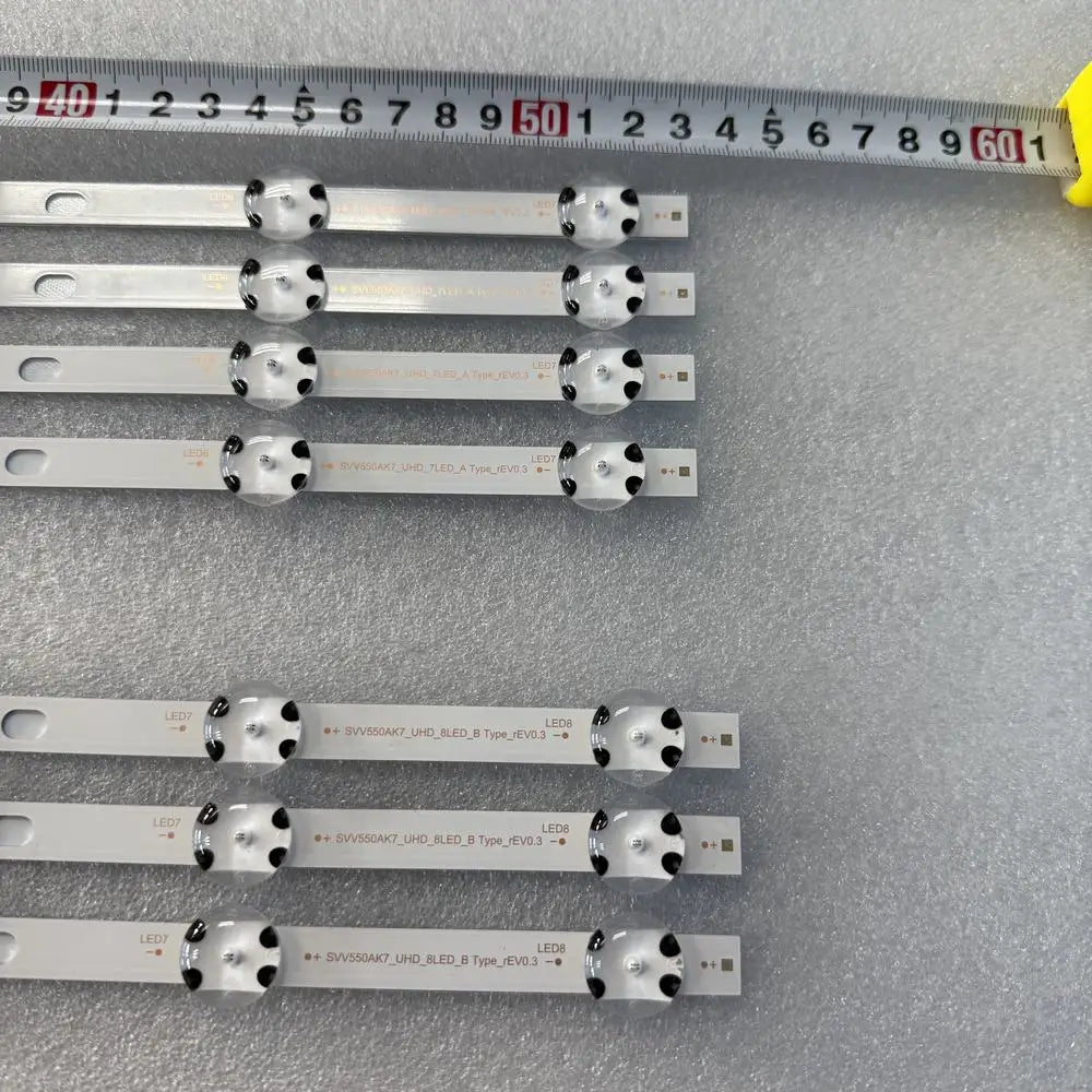 LED Backlight Strip for 7pcs/set LED Backlight Strip for Medion MD31240 EDENWOOD ED5500UHD ED5503UHD JVC