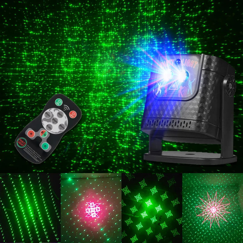 Mini 60 Patterns Projector Party Dj lighs Disco Car Effect R