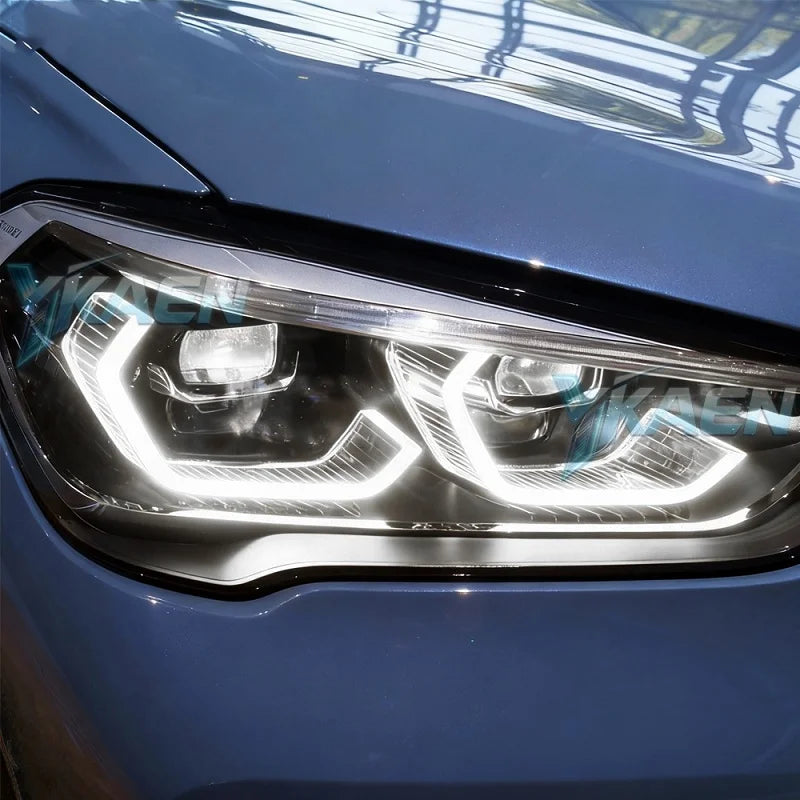 Angel Eyes LED DRL Boards For BMW X1 F48 F49 LCI 2019-2022 Blue Red Daytime Running Light Turn Signal for BMW