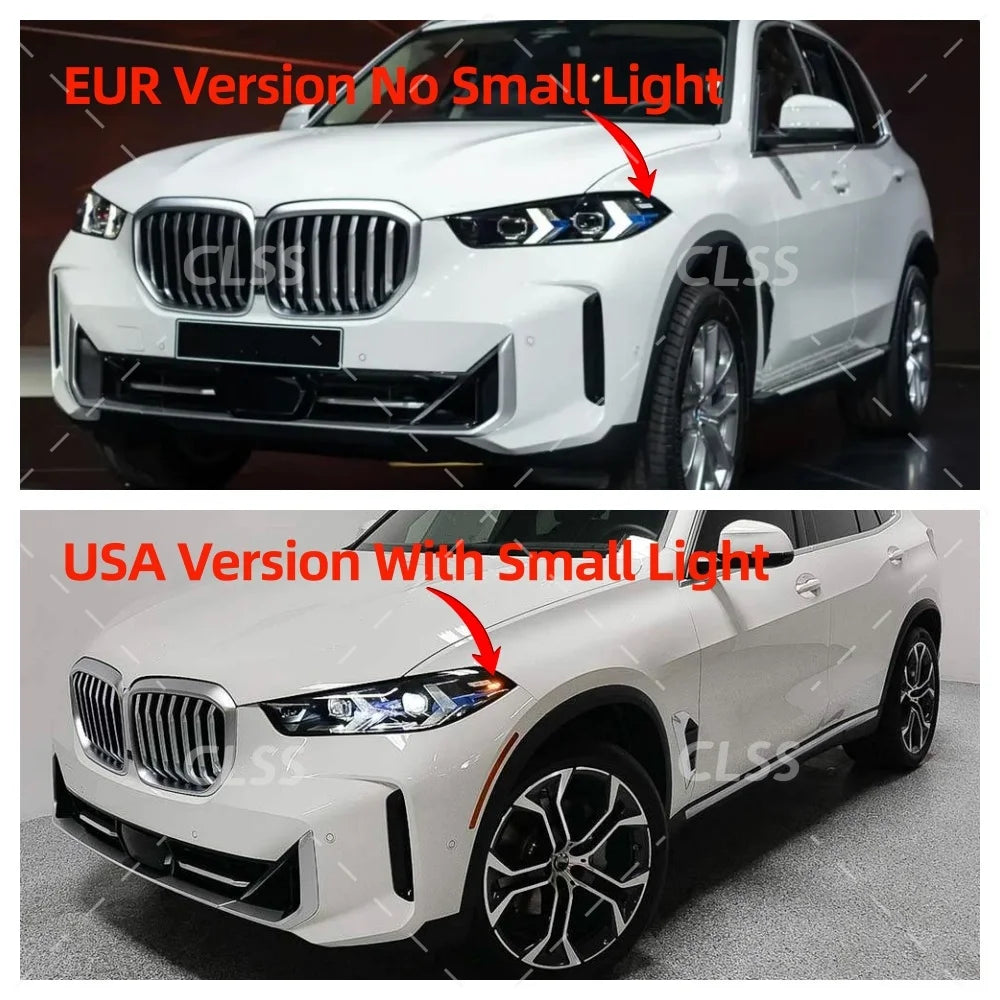 Angel Eyes DRL Boards For BMW X5 X6 G05 G06 F95 F96 LCI 2024 2025 Euro LED Headlight Daytime Running Light