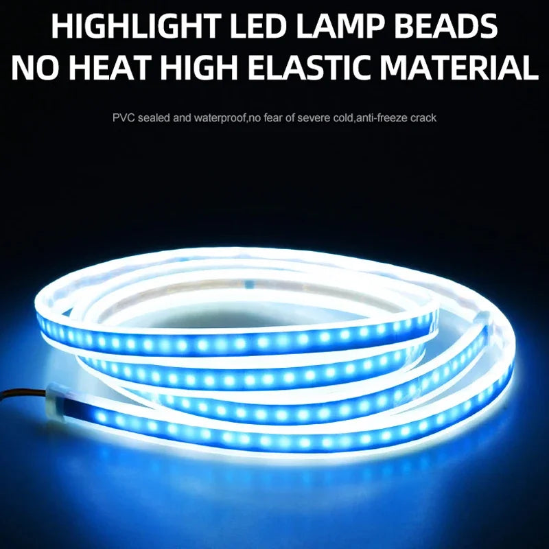 Dynamic Car LED Hood Light 12V Daytime Running Light Start-s