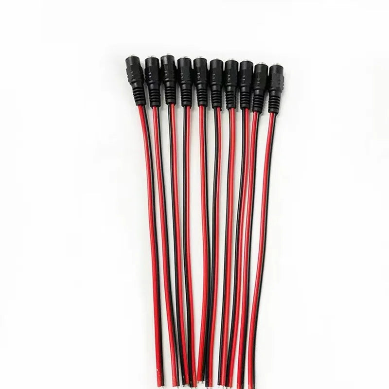 12V DC Connector 5.5x2.1mm Male Female Plug 12V DC Power Pig