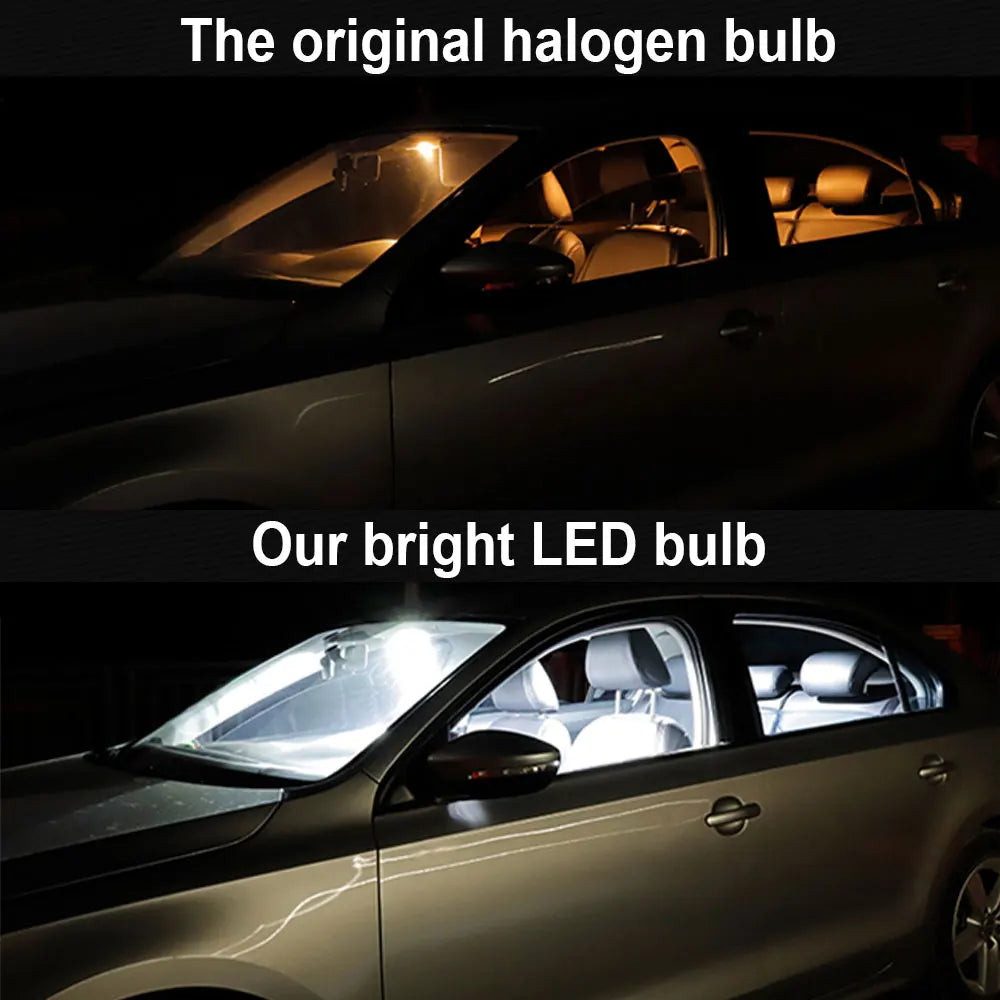 Interior LED Light Bulbs Kit For Audi A3 S3 8L 8P 8V A4 S4 B