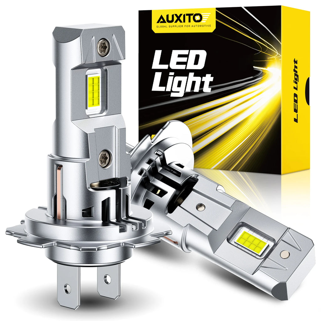 AUXITO 2Pcs New H7 LED Headlight Bulbs White CANBUS 30000LM 