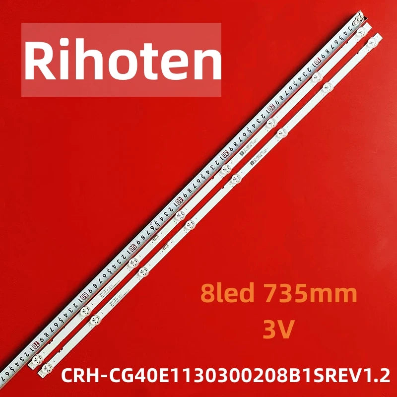 LED strips CRH-CG40E1130300208B1SREV1.2 MS-L3126 V5 3B8CX73612 40X8 40K6N for Skyworth 40STE6600 40K5C