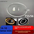 headlight Strip LED Board Angel Eye Chip Light Guide Bar Daytime Running Light Module Lamp Tube for BMW F55
