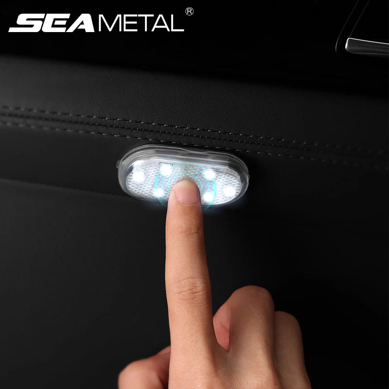 SEAMETAL Mini Car Touch Light for Floor Trunk Hood Ceiling U