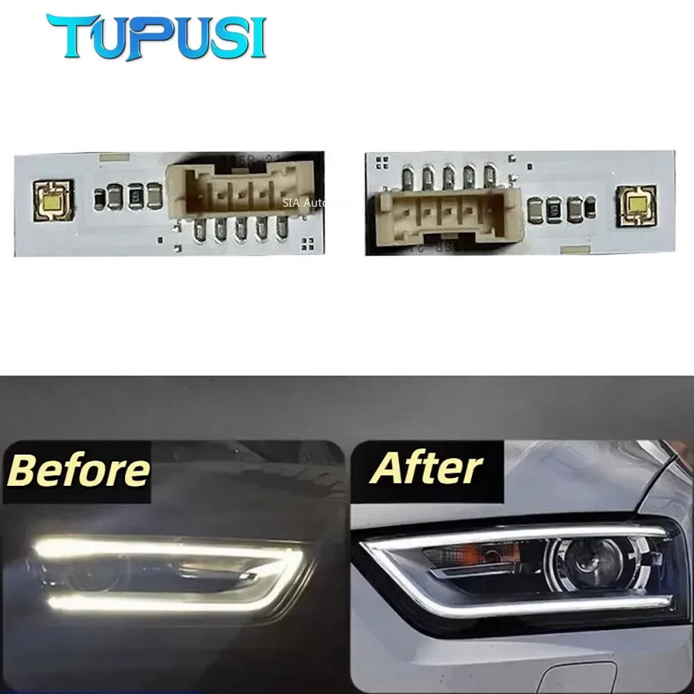 DRL Boards For AUDI Q3 2012 2013 2014 2015 Pre-FaceLift LED Xenon Headlight 8U0941475A Left Right