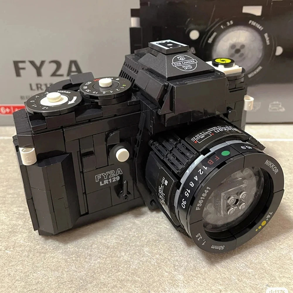 KNEW BUILT Classic Digital Camera Model Mini Brick Toys for 