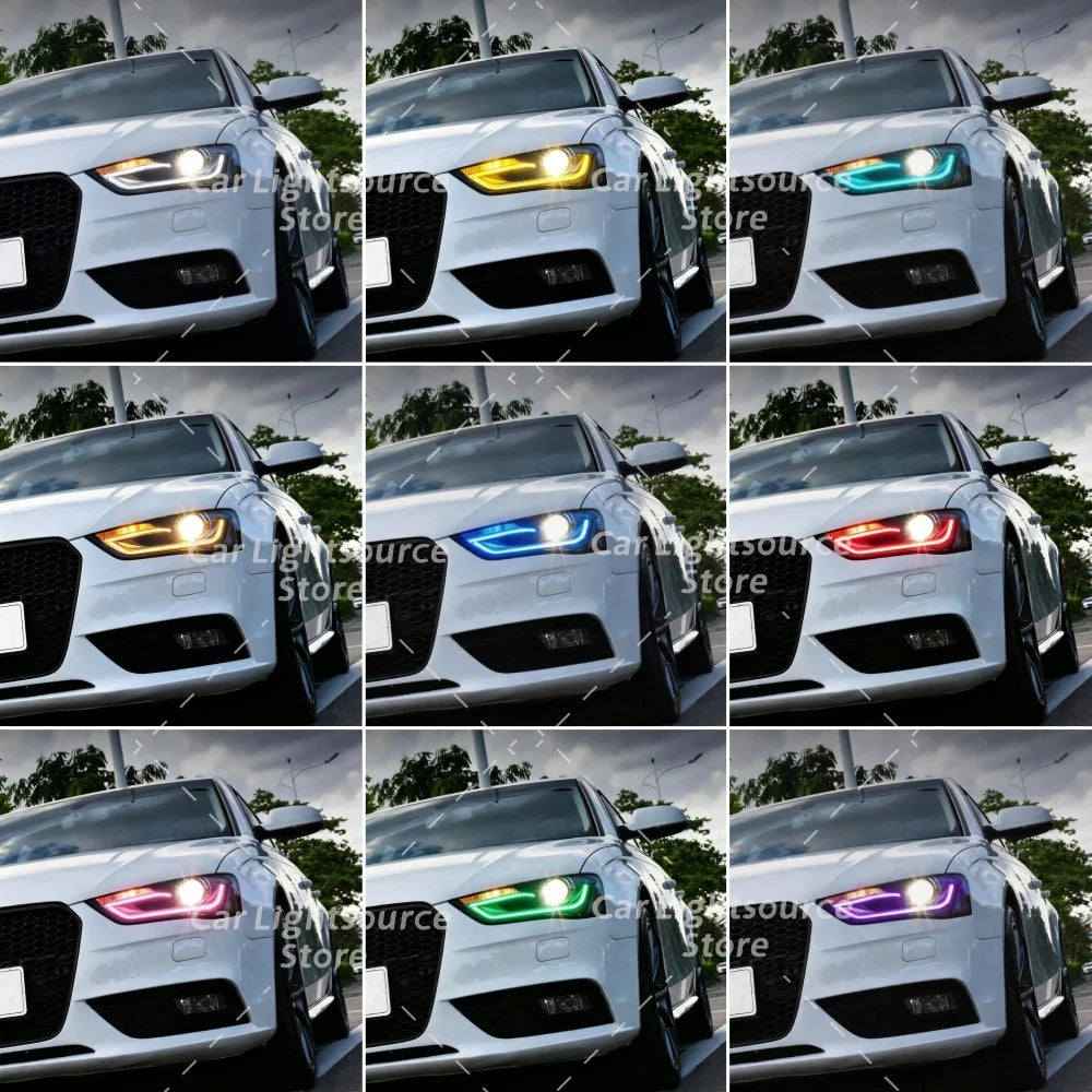 Angel Eye DRL Boards For Audi A4 S4 B8 2013-2016 Xenon Headlight Daytime Running Light Chips Module Upgrade