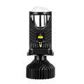 H4 LED Projector Car Headlight 30000LM 6000K Canbus Fan Cooling Mini Bi LED Lens Projector Mini Automobile High/Low Beam Lamp