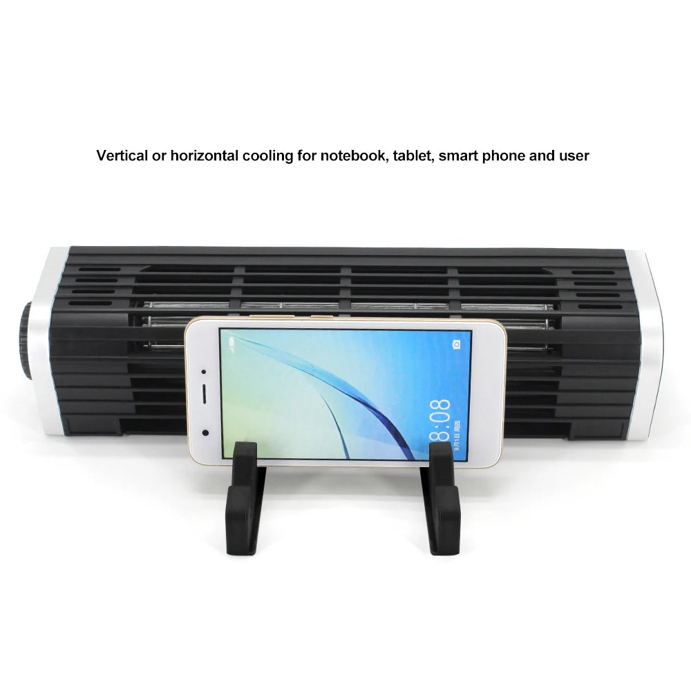 Olmaster CF-1691 USB Cooling Fan Laptop Pad Stand Fan Notebo