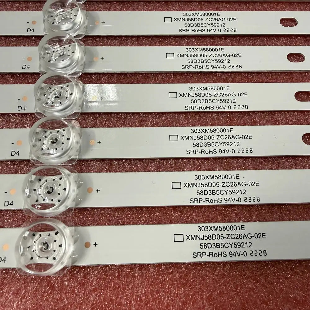 LED Backlight Strip for Polaroid PTV58174 PTV58174KILED 58D5S 58D8U LK580PU1L02 LS580PU1L03 303XM580001E