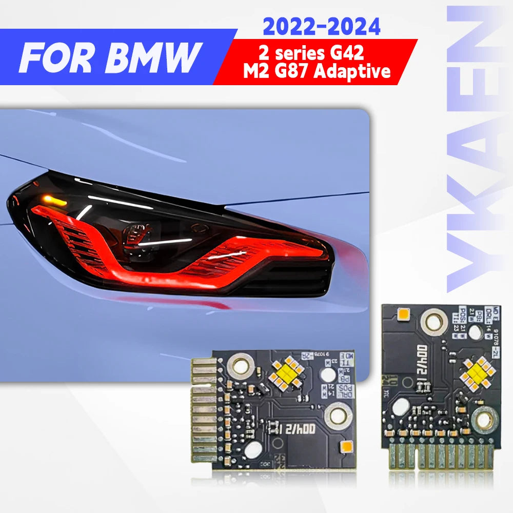 DRL Angel Eye Chips Boards Module For BMW 2 Series G42 G87 M2 M240i 230i 22-24 Turn Signal for BMW G87 G42