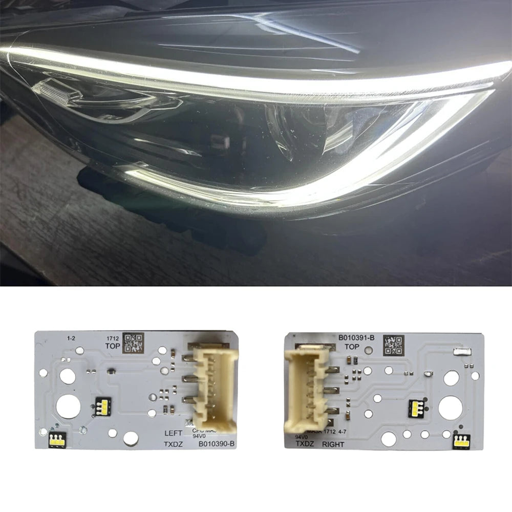 Headlight Daytime Running Light Led Chips For Infiniti QX30 Angel Eyes 2017 2018 2019 B010390-B B010391-B Q30
