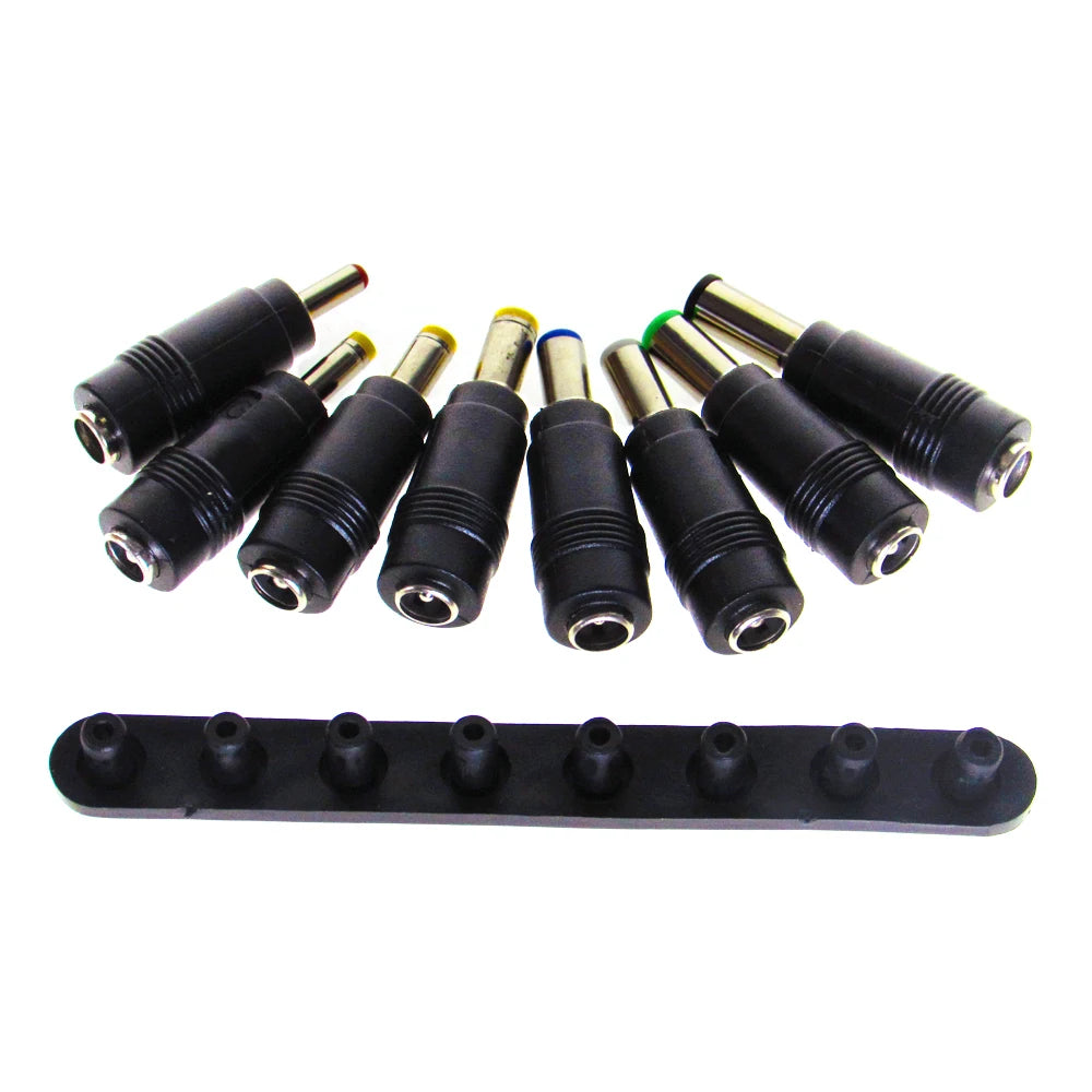 34PCS 8PCS Universal AC DC Power Adapter Connector Tips 5.5m