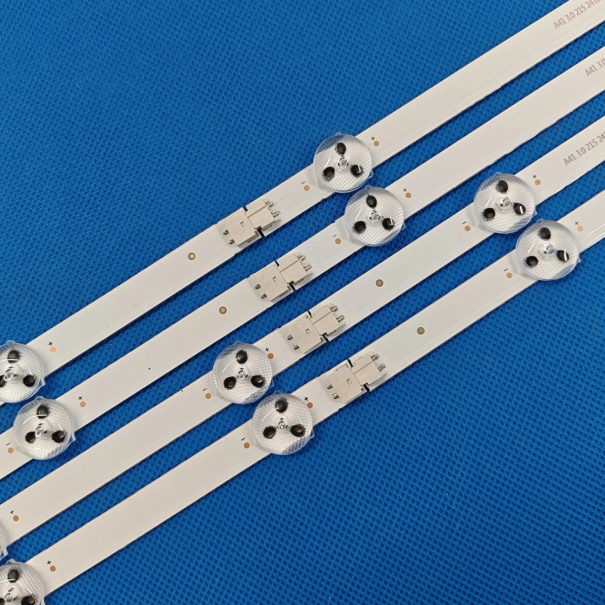 LED Strip for Vestel 43" DRT UHD A/B-TYPE 17DLB43VER3-A/B SVV430A57_A_REV00_170407 Hitachi 43HK6000
