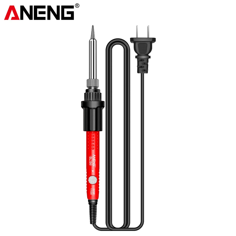 ANENG SL105 Electric Soldering Iron 60W Display Adjustable 180 C 520 C Temperature Professional Portable Welding Repair 220V Kit