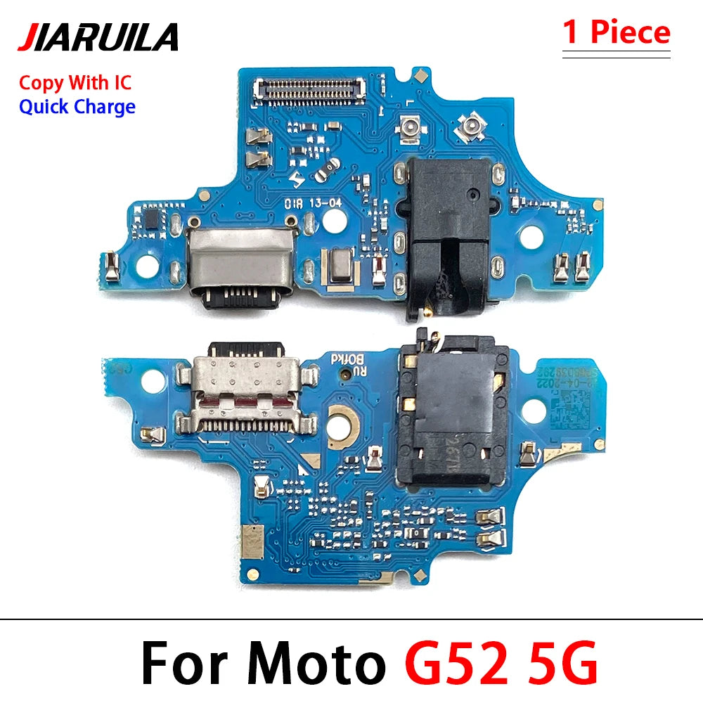 NEW USB Charging Port Socket Board Flex Connector Part For Moto G42 E32 E13 G200 G22 G13 G23 G32 G52 G53 G72 G73 G71S G82 5G G71