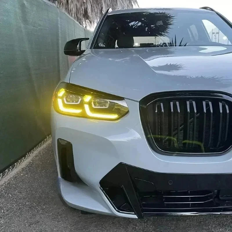 Angel Eye DRL LED Boards For 2022 2023 BMW X3 X3M G01 X4 X4M G02 F97 LCI Headlight Blue Daytime Running Light