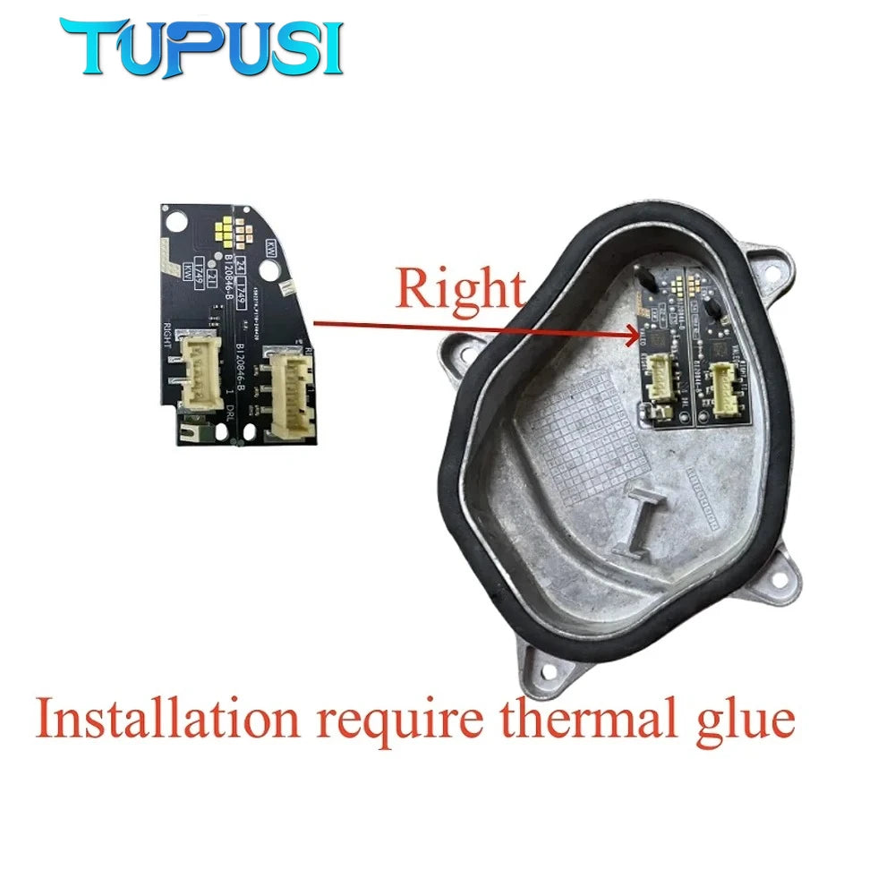 DRL 2GM.998.478 Board B120845-B LED Headlight Signal Module B120846-B 2GM.998.479 for VW