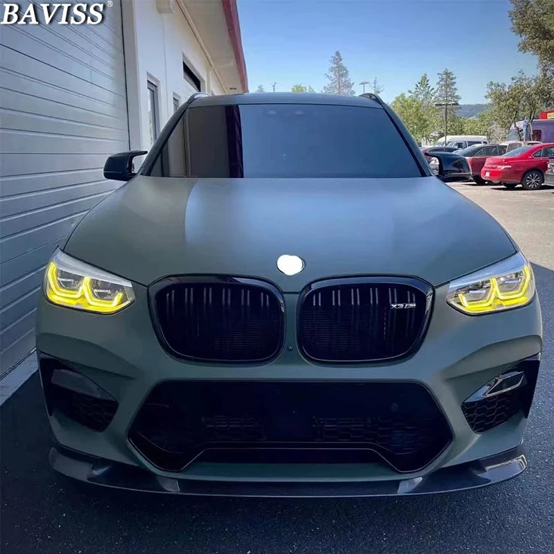 Angel Eyes 18-21 For BMW X3 X3M F97 G01 X4 X4M G02 Lemon Yellow DRL Module LED Boards Daytime Running Lights