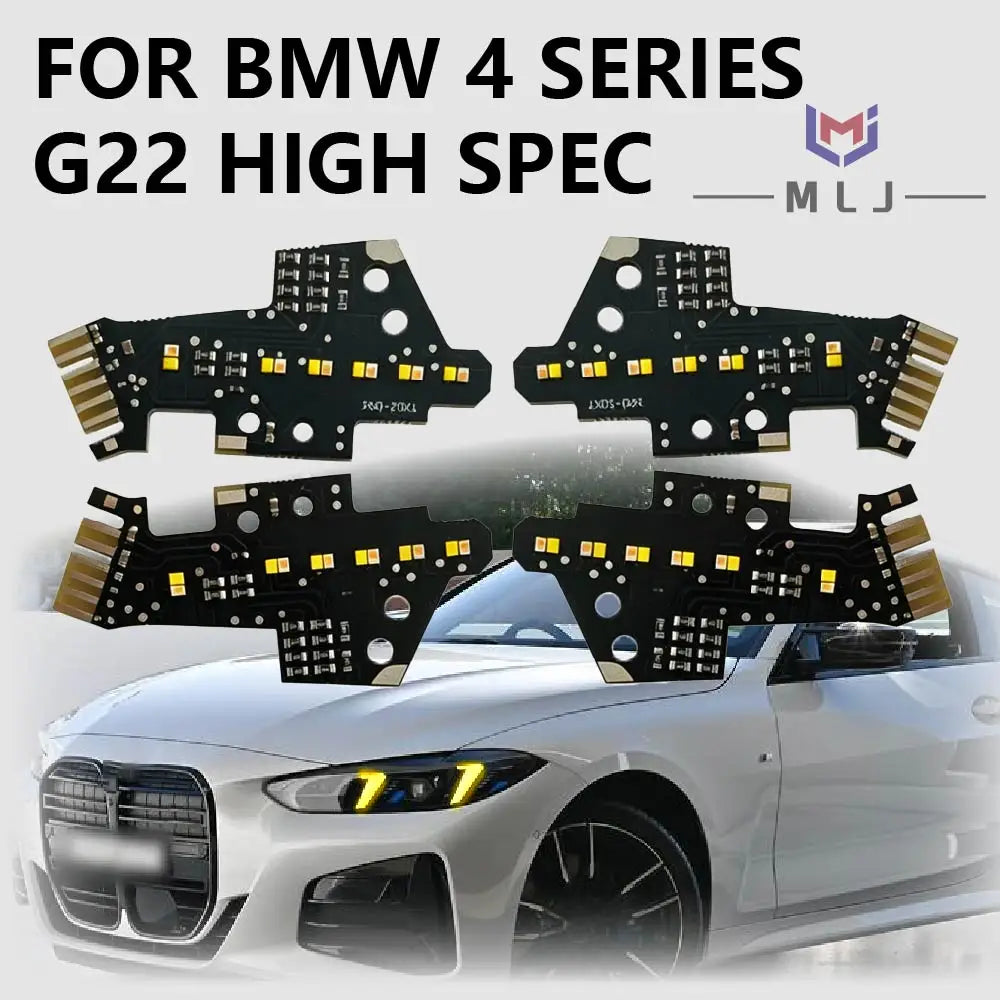 Angel Eyes DRL Chip Boards Daytime Running Light Headlamp Accessories For BMW 4 Series G22 2024-2026 High
