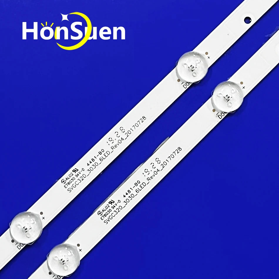 LED Backlight Strip for Hisense 32h5f 32h5500e Svgc320_3030_6led_rev04 Svgc320 3030 6led rev04 582mm